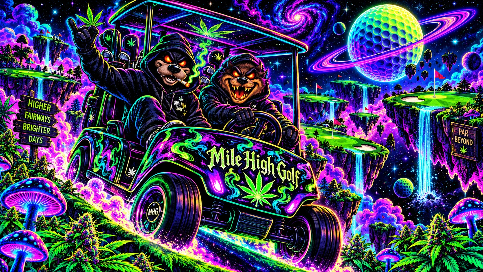 Cosmic Caddie Run